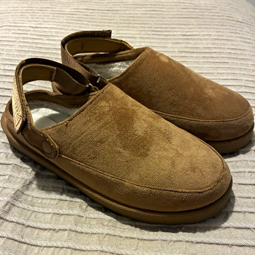 Men brown suede slip - men's,