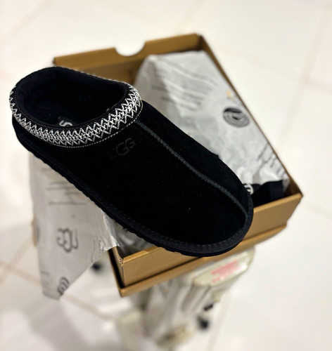 Ugg tasman black suede - suede, slip