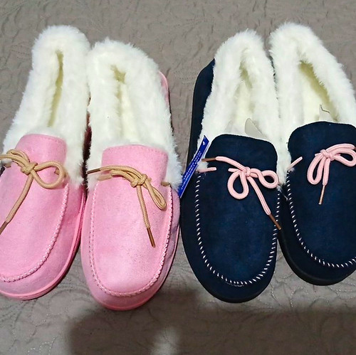 Women faux suede moccasin - women's,