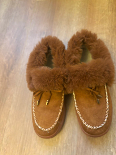 Women brown faux - women's, suede