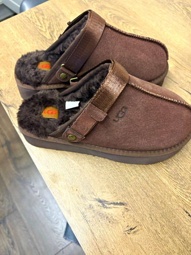 Ugg scuffita brown suede slip - scuffita,
