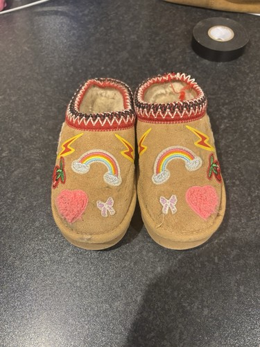 Kids tan suede - suede, lined