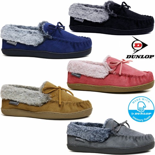 Ladies memory foam - foam, moccasin