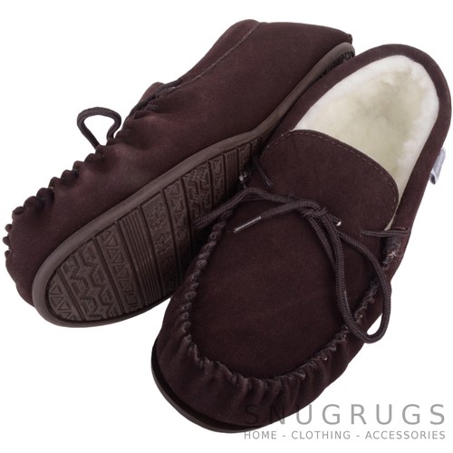 Mens genuine suede - genuine, moccasin