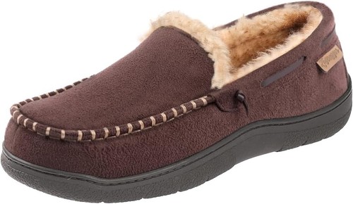 Mens suede moccasin slippers - mens,