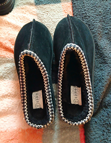 Serrr women black - black, suede
