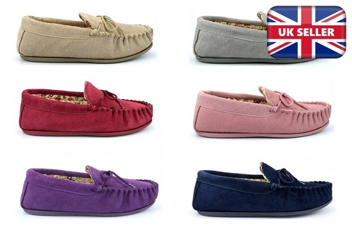 Womens moccasin slippers - moccasin,