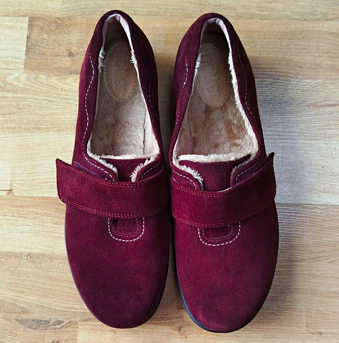 Hotter toasty burgundy - toasty, suede