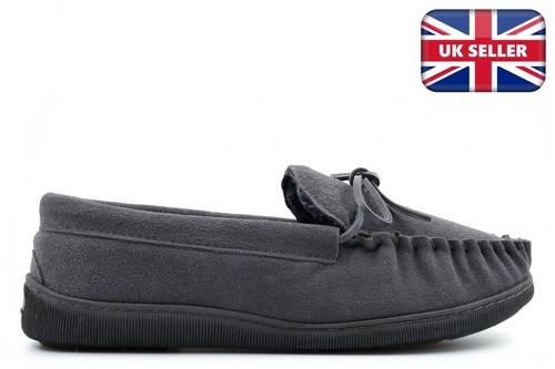 Mens real suede moccasin - suede,