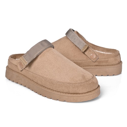 Womens fur slippers slingback - fur,