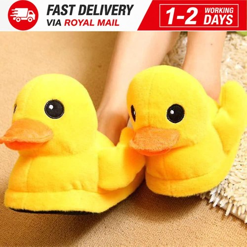 Duck slippers funny cartoon - duck,