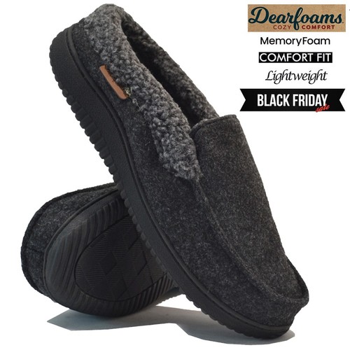 Mens memory foam slip - foam, on