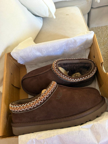 Ugg tasman brown suede mule - tasman,
