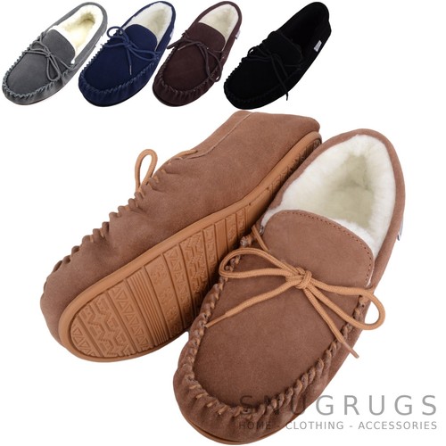 Snugrugs mens genuine - mens, suede
